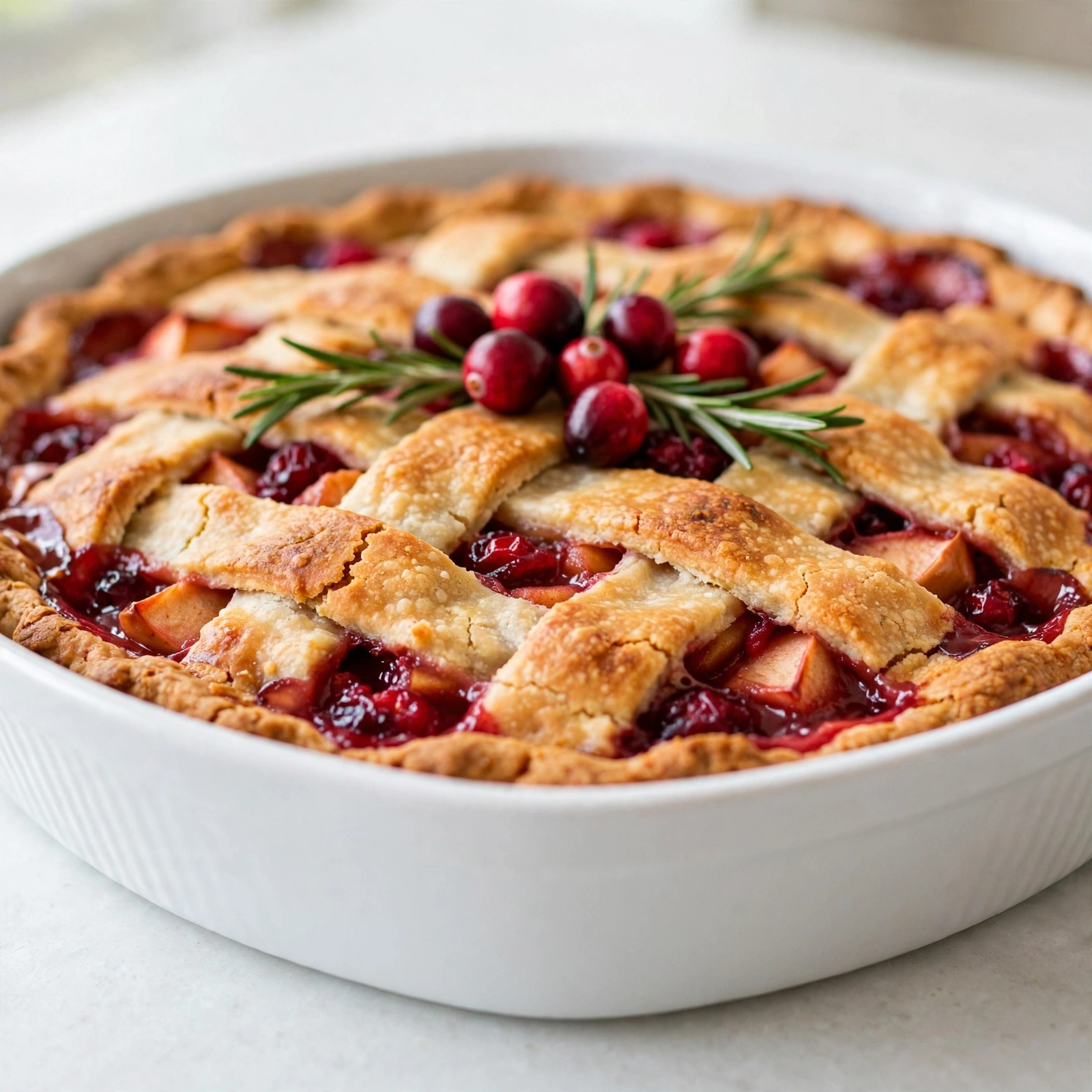 Apple Cranberry Pie
